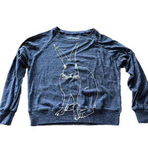 𝅺SUPERMAGGIE xsmall Funny Bunny long sleeve tee